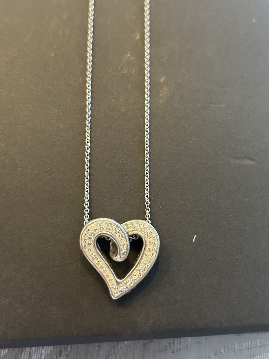 Catenine: Silber Kette mit Herzanhänger – Usato da Basel venduto da David_2019 1