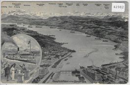 Dampfschiffahrt auf dem Zürichsee - Salon-Dampfer "Helvetia"