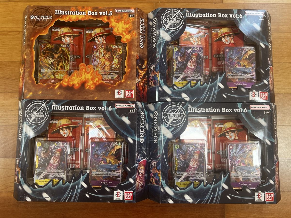 Bandai Sammelbilder & Trading cards: One  Piece Illustration Box Vol.5/6 – Neu und originalverpackt aus Therwil von TCGcave