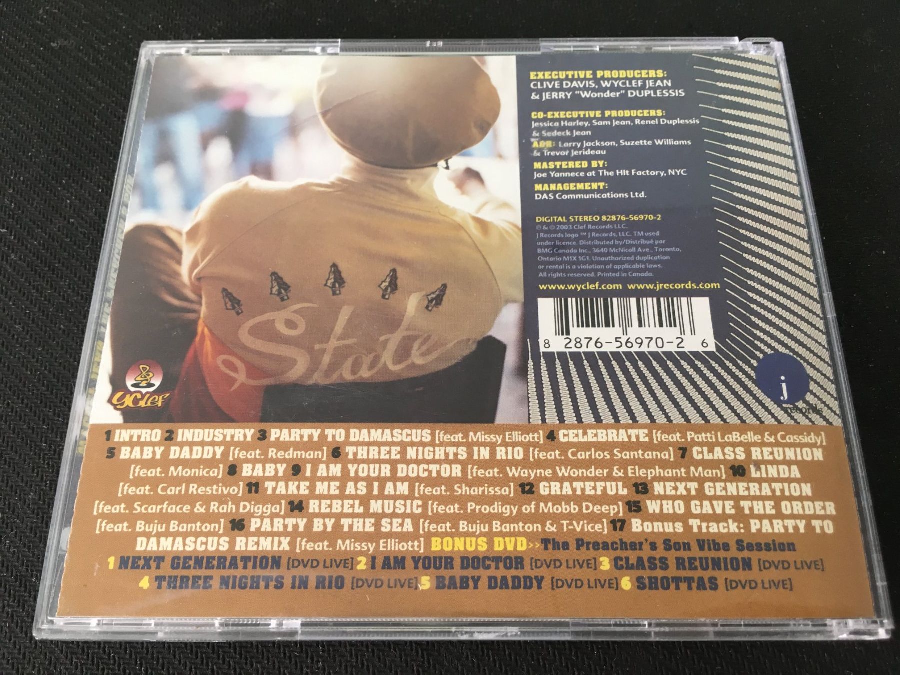 CDs: Wyclef Jean - The Preacher's Son -CD- CD+DVD – Gebraucht aus St.Gallen von MedienJoe 2