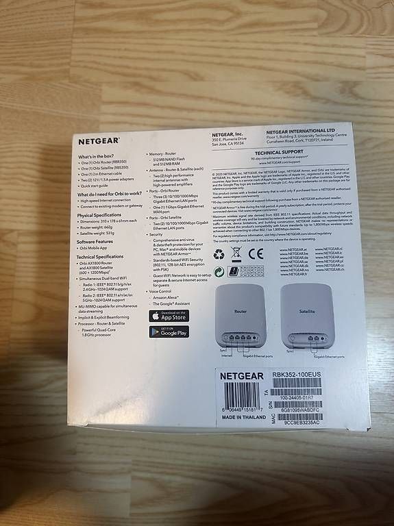 Netgear Modem & Router: Orbi Dual-Band WiFi 6 Mesh-System – Nuovo (secondo la descrizione) da Subingen venduto da AKStromer 1