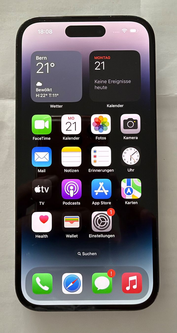 Apple Telefoni cellulari / Smartphones: iPhone 14 Pro SCHWARZ 256GB – Usato da Dübendorf venduto da Handyoutlet