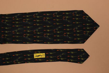 vintage YSL Silk Neckti