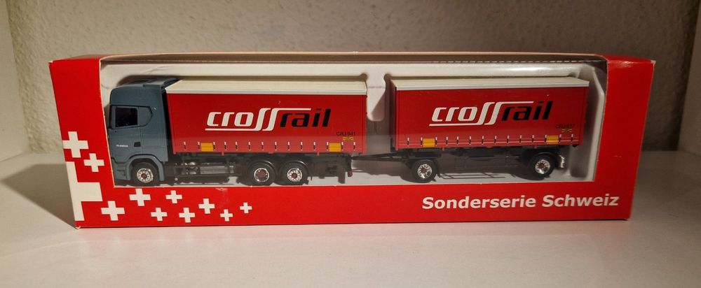 AWM Modellautos: Planzer LKW (AWM) mit 2x CrossRail Wechselpritschen HO – Neu (gemäss Beschreibung) aus Zürich von rascala 7
