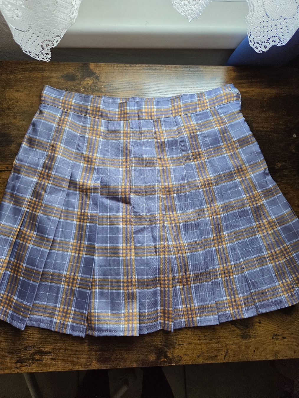 Röcke: Pleated Skirt Plaid Blue Size M New – Neu (gemäss Beschreibung) aus Winterthur von Maricels_Boutique