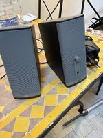 Coppia casse Bose attive da scrivania con alimentatore