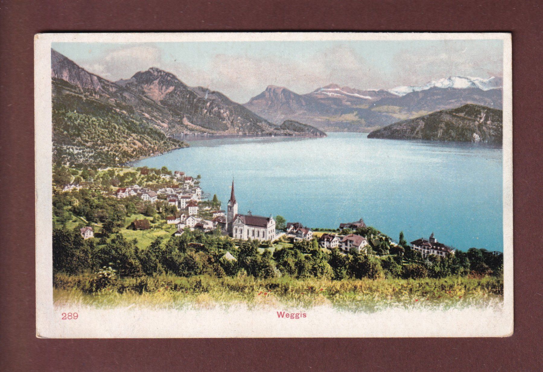 Cartoline postali: WEGGIS – Usato da Pully venduto da nicecards-shop