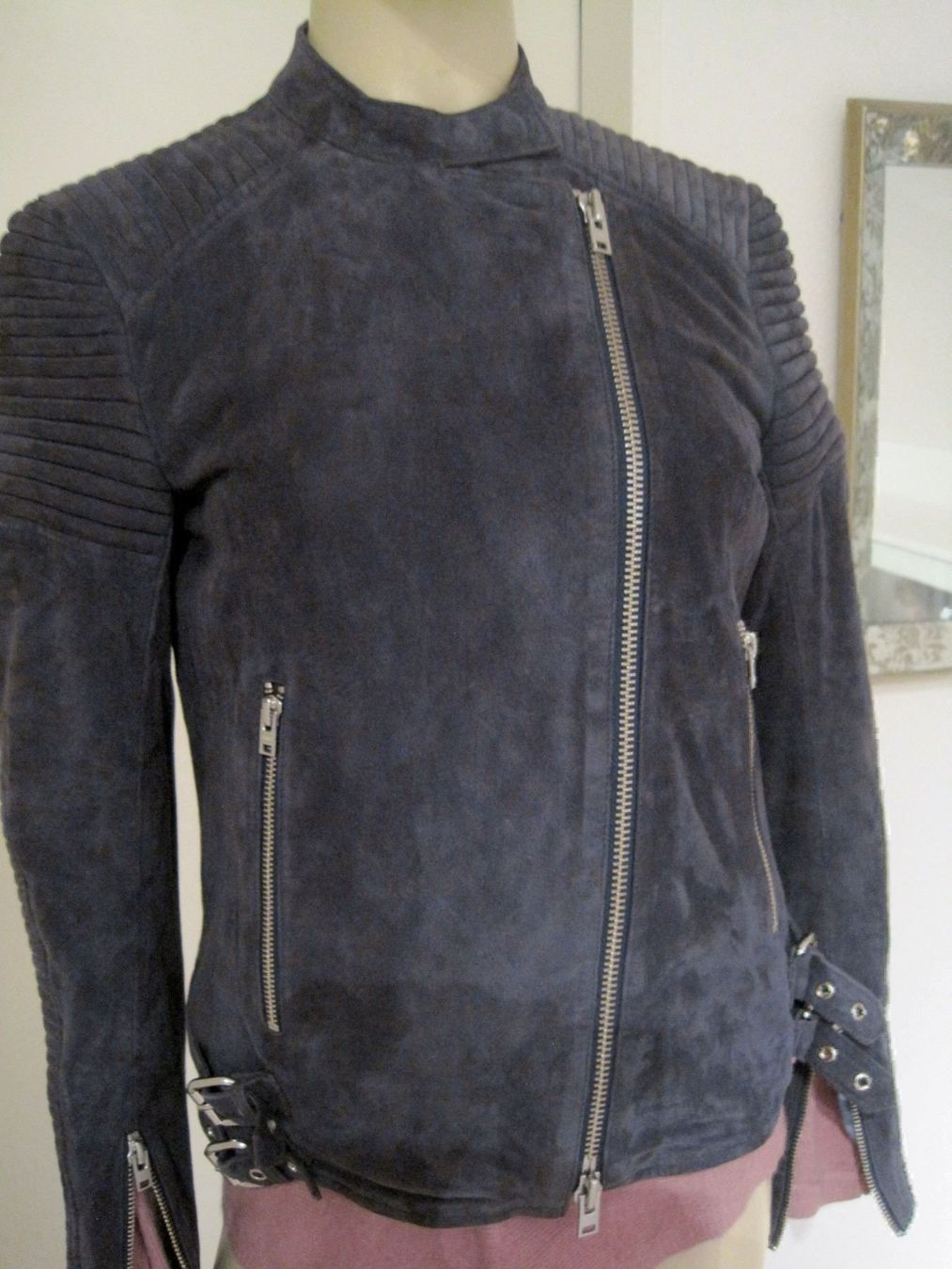Closed Vestes: Closed Wildlederbikerjacke – Neuf avec emballage d'origine à Mörschwil par muenggeli99 3