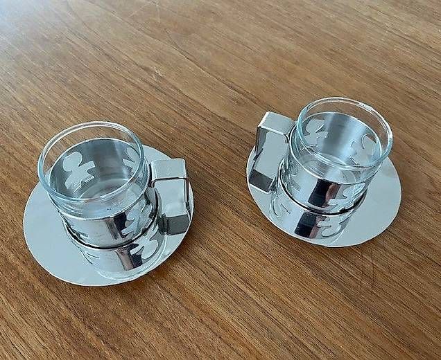Tassen: Alessi Espresso-Set (nie benutzt) – Gebraucht aus Altendorf von Amigo11