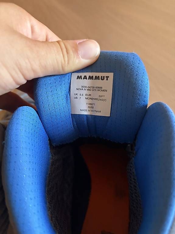 Damenschuhe: Wanderschuhe Mammut Gr. 38 – Gebraucht aus Montlingen von MichelleG. 2