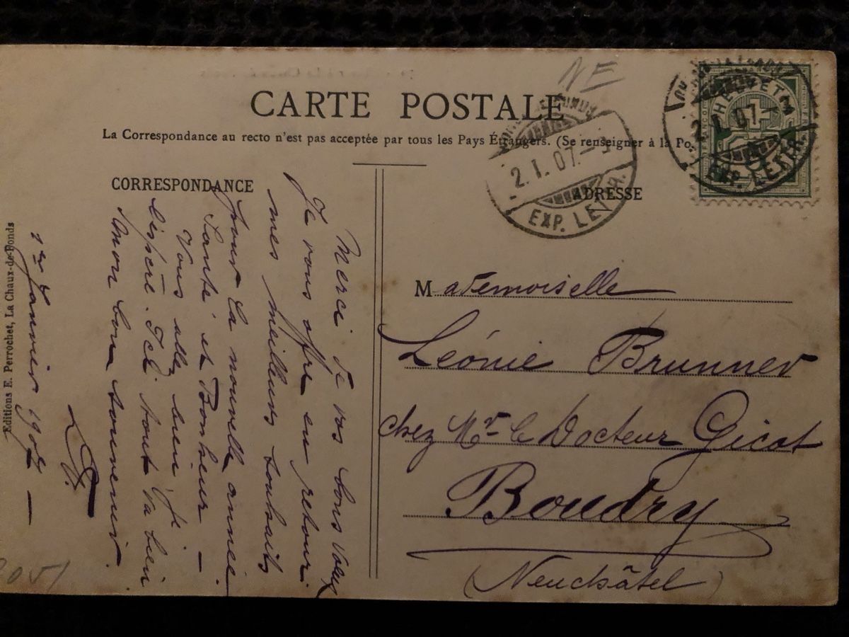 Cartoline postali: Ansichtskarte La Chaux-de-Fonds – Usato da Näfels venduto da fritzjk 1