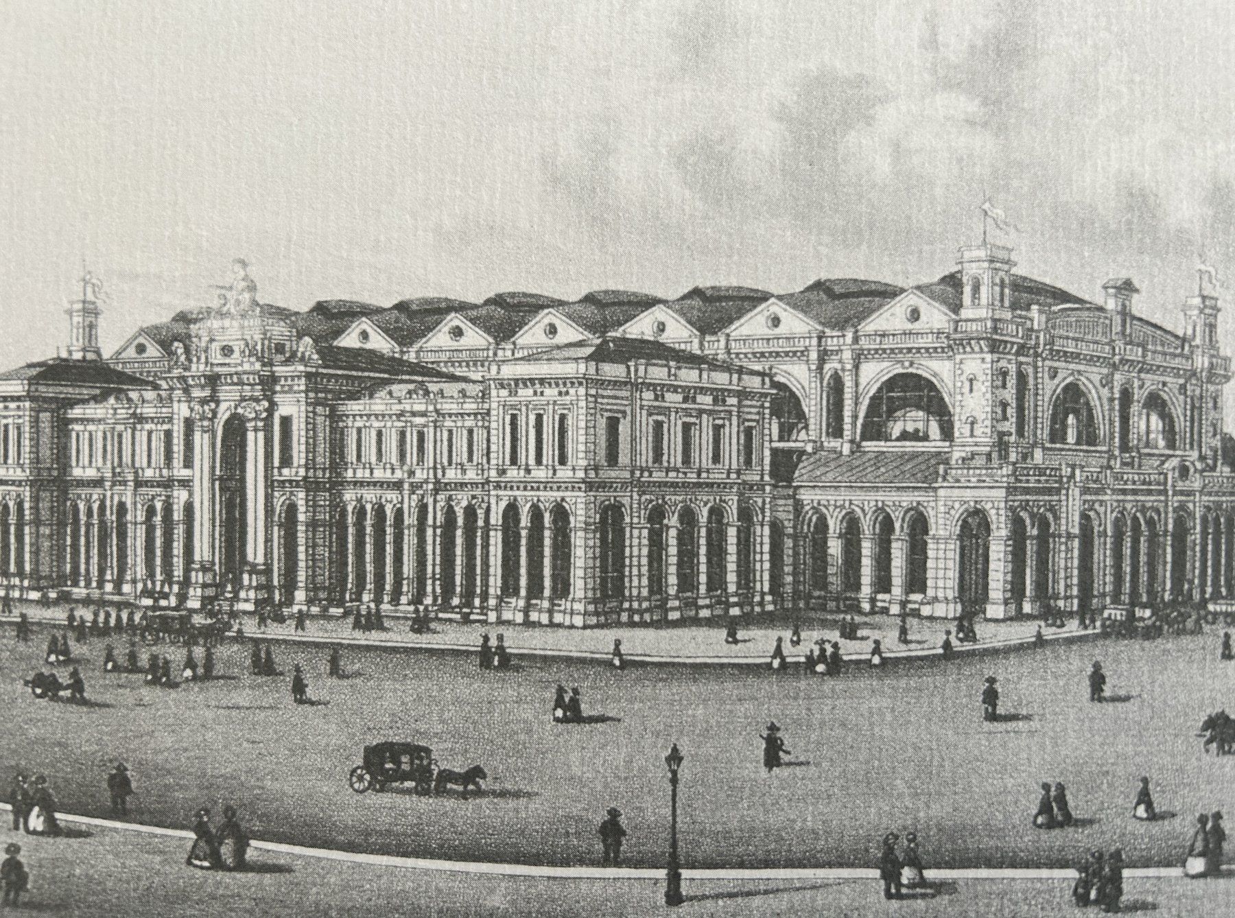 Poster & Bilder: HAUPTBAHNHOF ZÜRICH 1871 – Gebraucht aus Zürich von Domus09