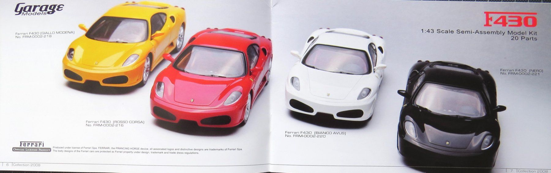 Ferrari Modellini d'auto: Ferrari Modellautokatalog von 2008 – Nuovo (secondo la descrizione) da Ettingen venduto da campione_1 2