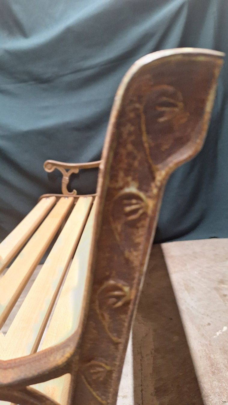 Panchine: hübsche , stabile Kinder-Bank Metall /Holz – Usato da Arlesheim venduto da shopradl 4