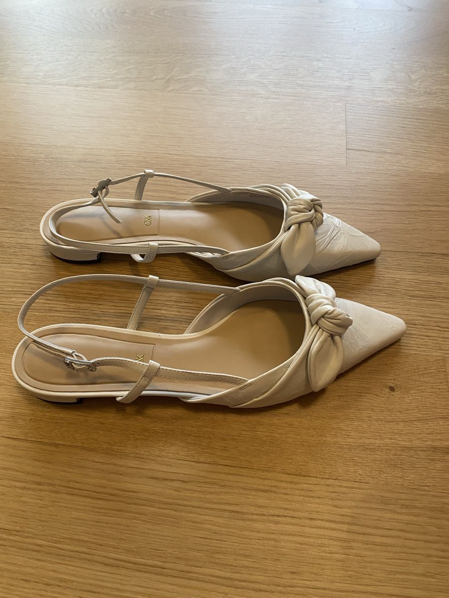 Damenschuhe: Flat Slingback Charles & Keith, creme weiss, Gr. 41 – Neu und originalverpackt aus Emmenbrücke von Leeaa.b 1