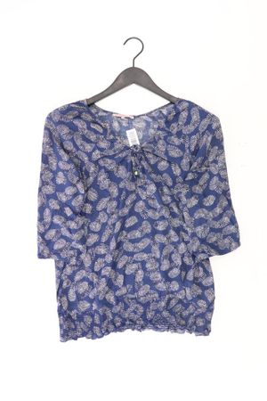 Anna Field Schluppenbluse Gr. 38 blau