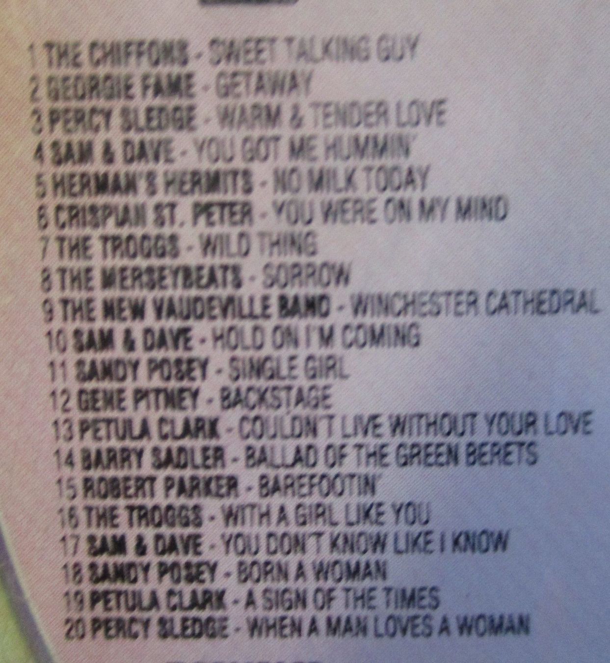 CD: CD  Sammlung THE SIXTIES / Total 10 CD`s – Usato da Flumenthal venduto da novbra 5