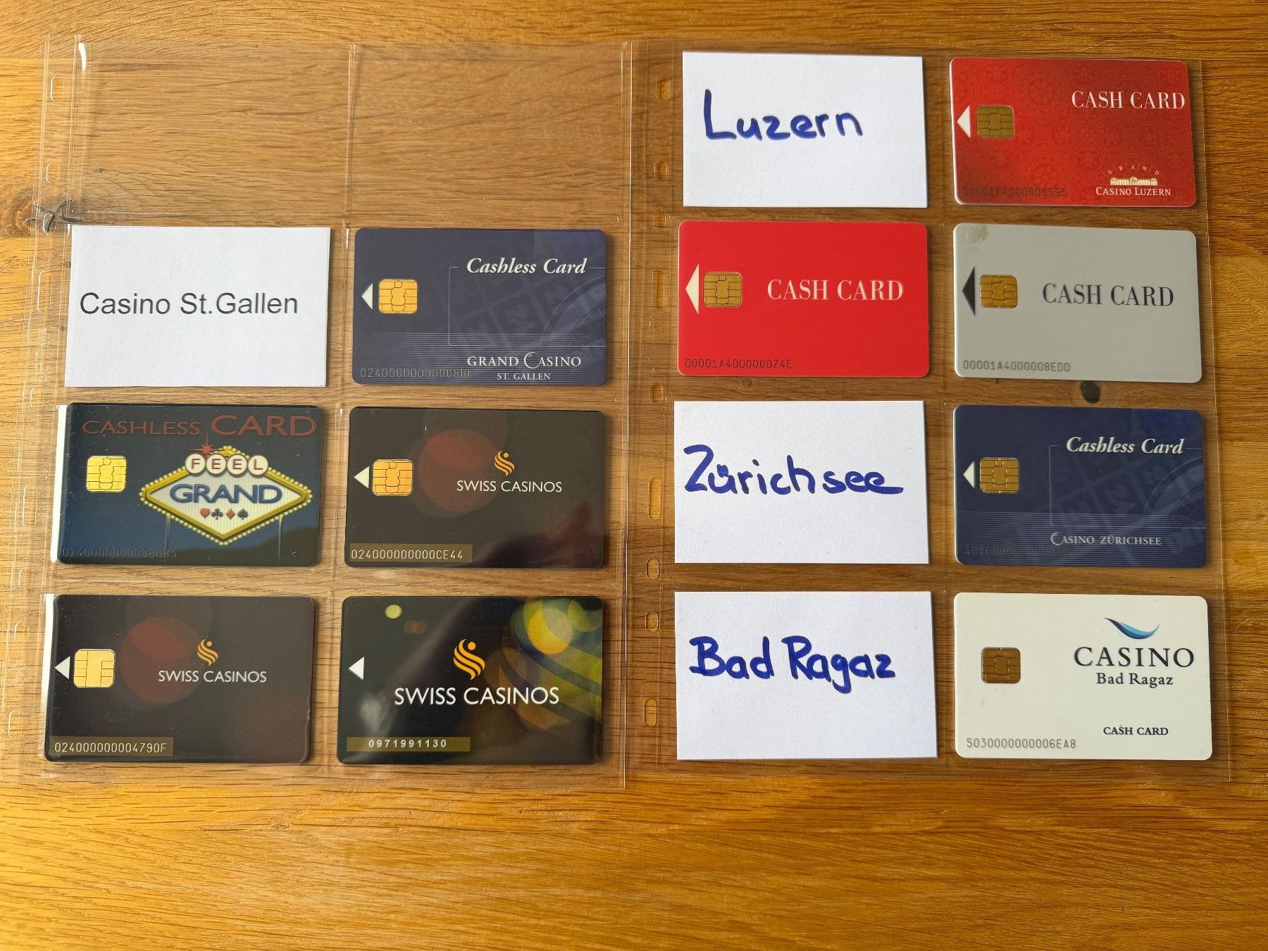 Schede telefoniche: 10 Casino Karten Schweiz – Usato da Abtwil SG venduto da Cards31