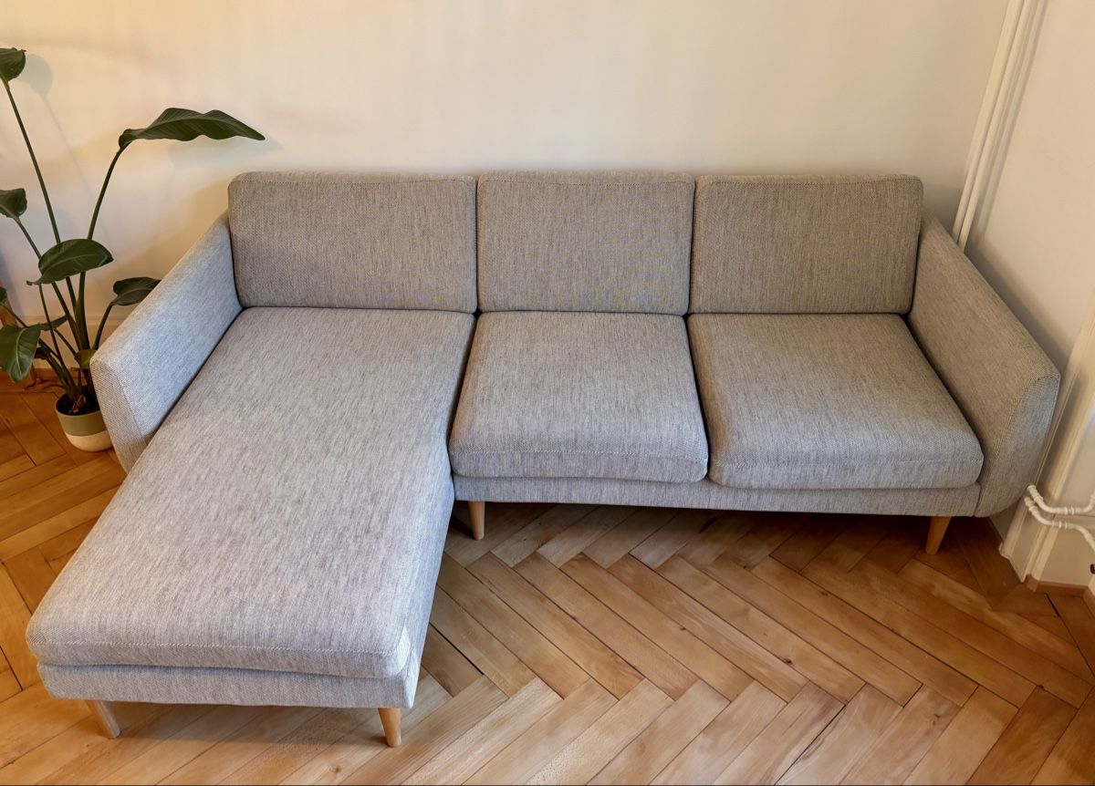 Divani: Ikea Ecksofa Sofa Smedstorp mit Récamiere – Usato da Luzern venduto da ElMiguello 2