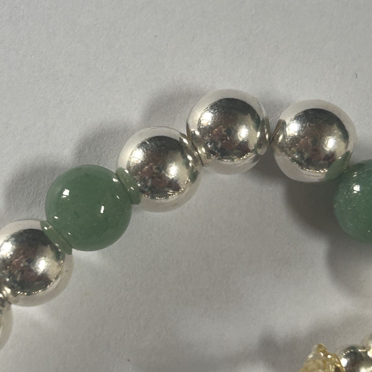 Bracciali & Braccialetti: Silberarmband mit Jade! (925) – Usato da Basel venduto da bellespirit 5