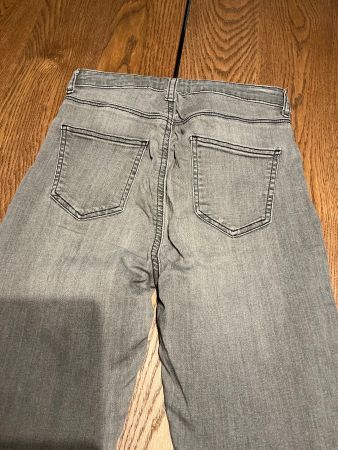 Jeans grau Highwaist