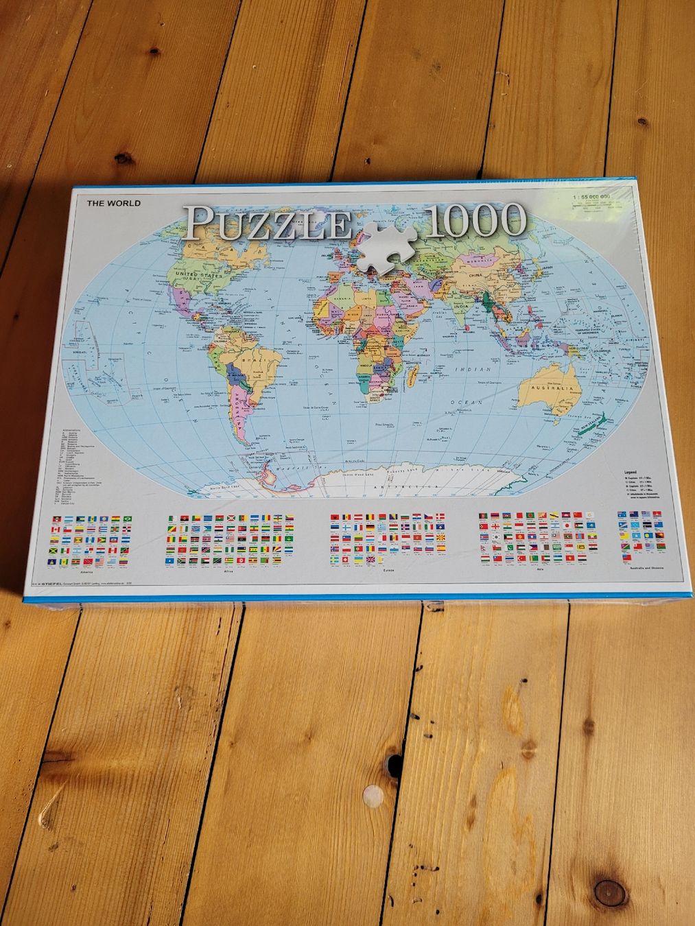 Puzzle: Neues 1000-Teile Puzzle "Die Welt" – Nuovo e nell'imballaggio originale da Seengen venduto da Mahu727