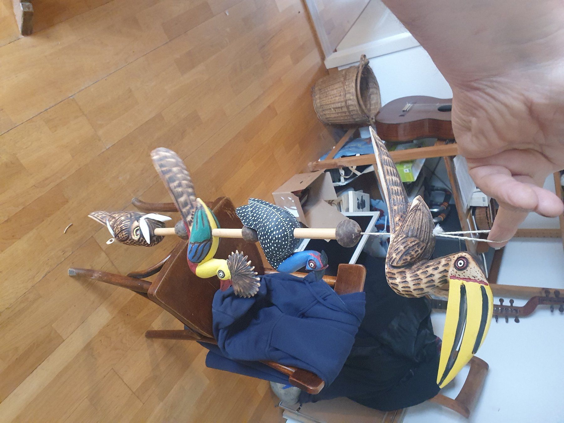 Tutte le decorazioni: Holzvogelmobile div exotische Vögel – Usato da Zürich venduto da loosebone 7