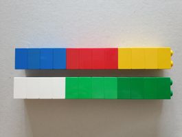 Lego Duplo (I63) 24 Bausteine 2x2 Noppen
