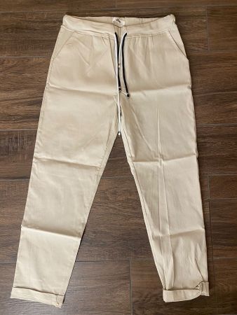 Top Trendy Stretch-Hose hellbeige Gr. XXL / 44