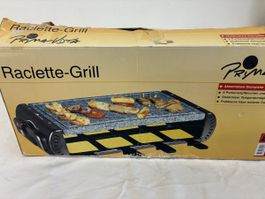 Raclette-Grill Prima-Vista mit Steinplatte und 8 Pfännli