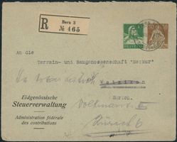 1908/21 - Privatganzsache - Brief - Helvetia - Tellbrustbild