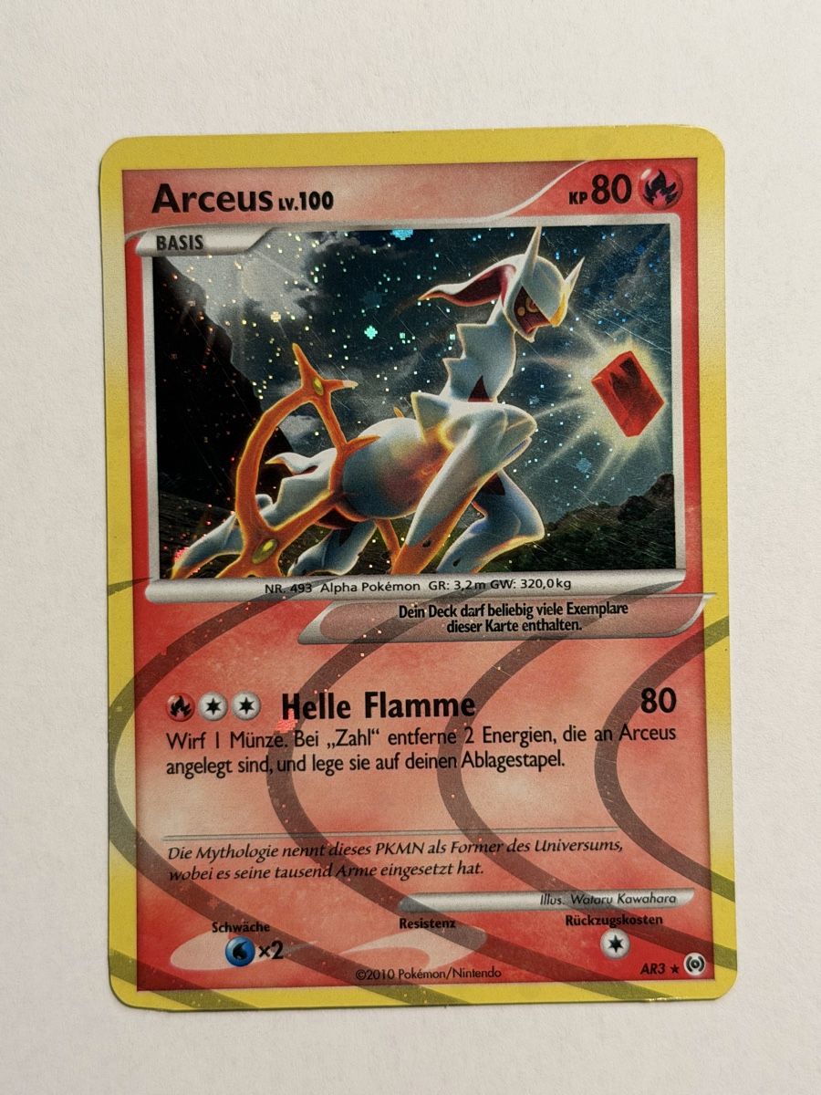 Pokémon Sammelbilder & Trading cards: Pokemon Arceus AR3 DE – Gebraucht aus Uster von l_cards