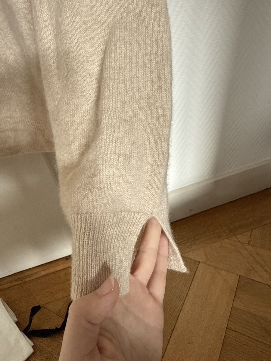 Maglioni & Felpe: Pull NOTSHY 100% cachemire beige neuf – Nuovo e nell'imballaggio originale da Genève venduto da cece22 3