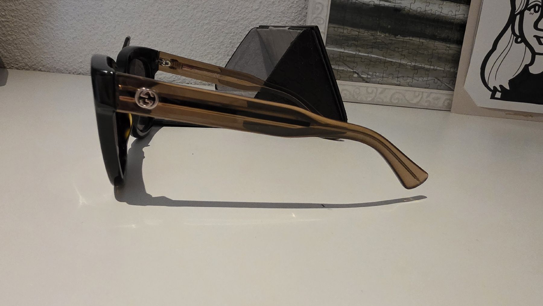 Gucci Occhiali & Lenti: Sonnenbrille Gucci Damen Schwarz mit Etui – Usato da Dietikon venduto da amelie_zh 1