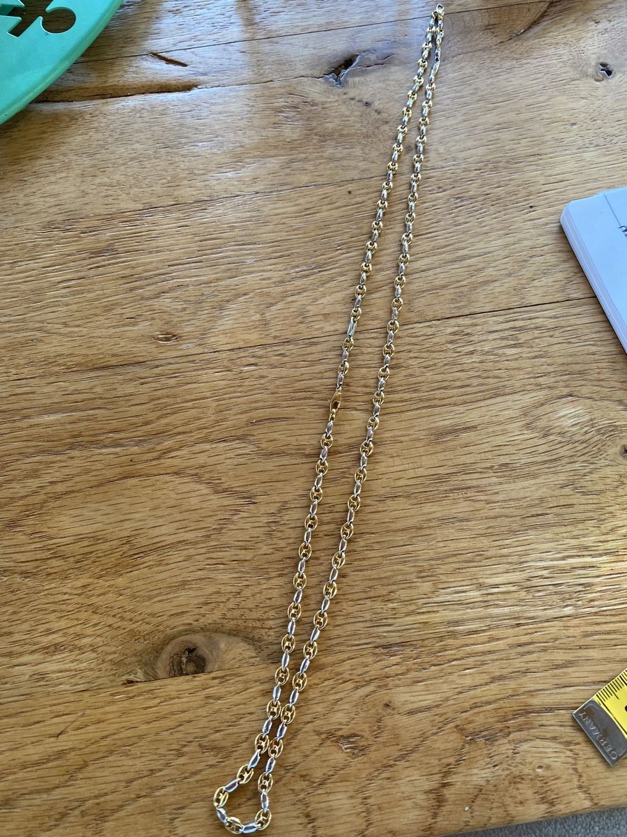 Ketten: Collana/braccialetto oro bianco e giallo 18 K – Gebraucht aus Locarno von mpa_22mh 7