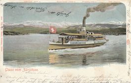 AK  Gruss vom Zürichsee 1904