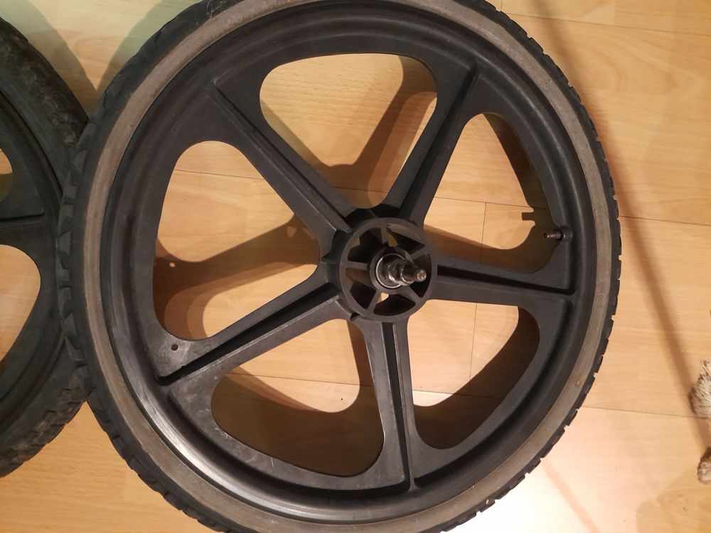 Skyway BMX 20" SEI RAZZE Tufo Ruote AQUA BLUE Retrò Set Ruote - Foto 2