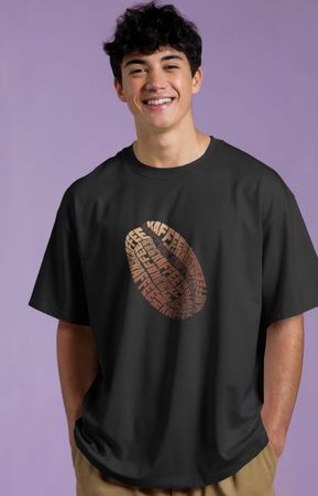 Tshirt schwarz Herren XL Kaffee Kaffeebohne shirt