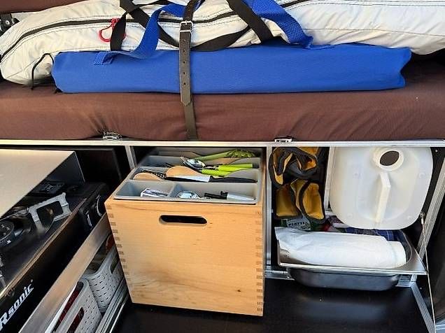 Sonstiges Campingzubehör: ququq Camping Box für VW Caddy kurzer Radstand – Gebraucht aus Vilters von Aschu56 3