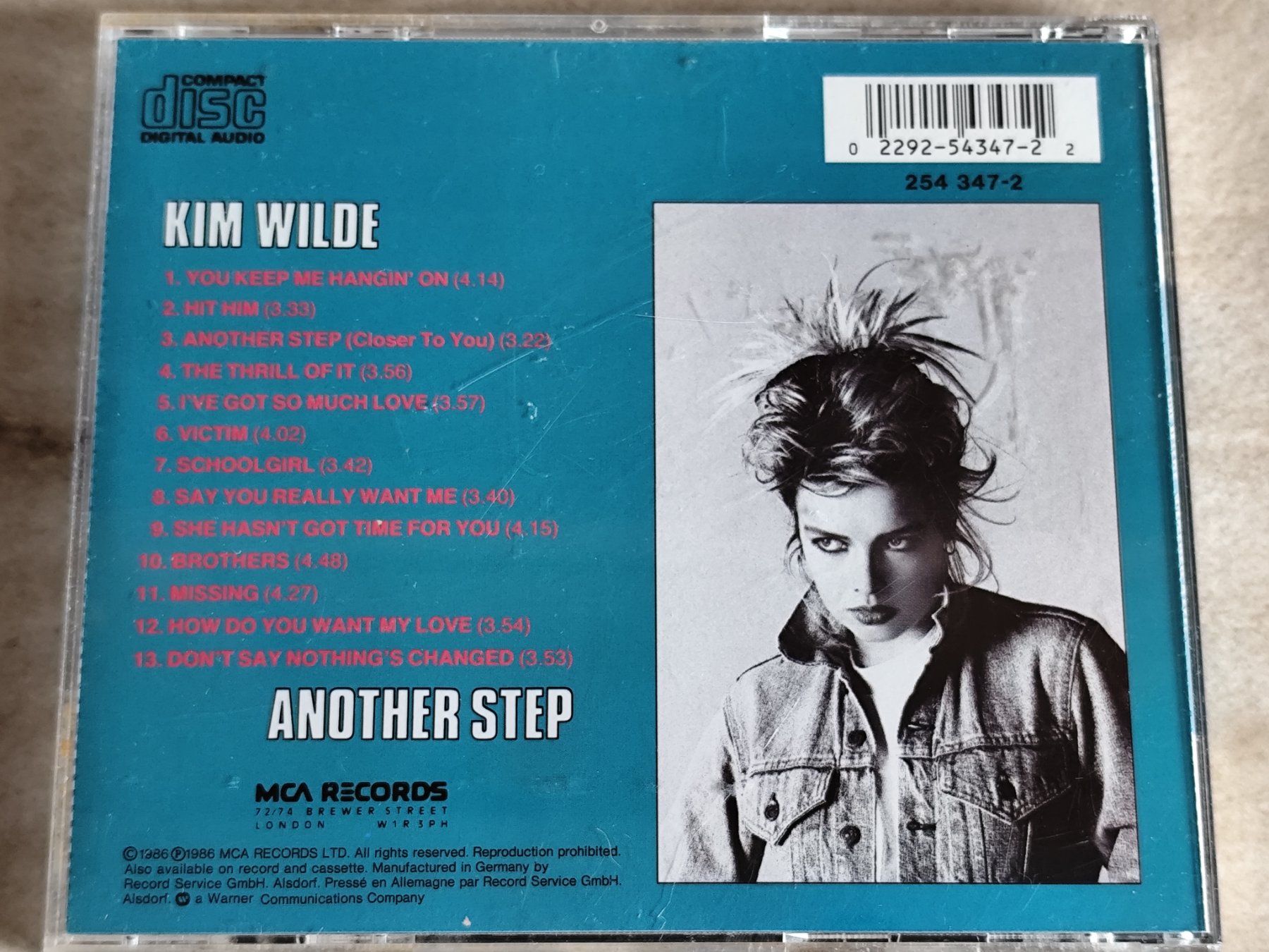 CD: KIM WILDE - ANOTHER STEP, (1986) MCA Records Ltd. – Usato da Ermenswil venduto da easyric 3