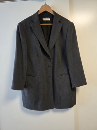 Gray Blazer Jacket, Classy Office Wear