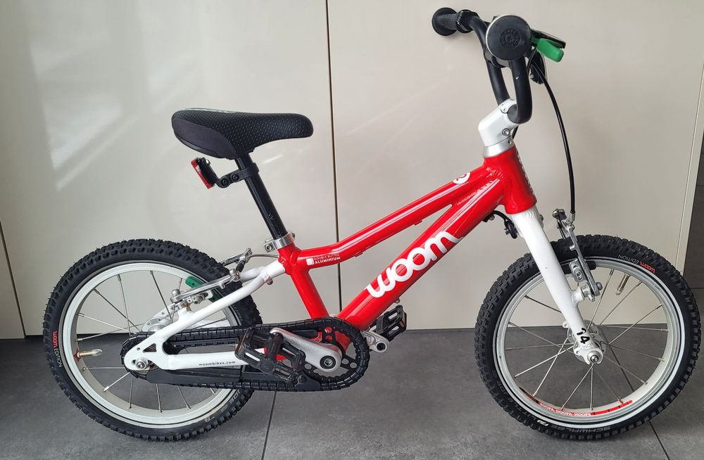 Woom 2 rot, Kindervelo, 14 Zoll | Kaufen auf Ricardo