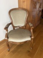 Sessel Holz mit Polsterung guter Zustand