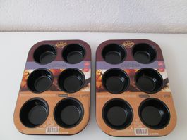Muffinblech für 2 X 6 Muffins, Vintage Backform. Neu