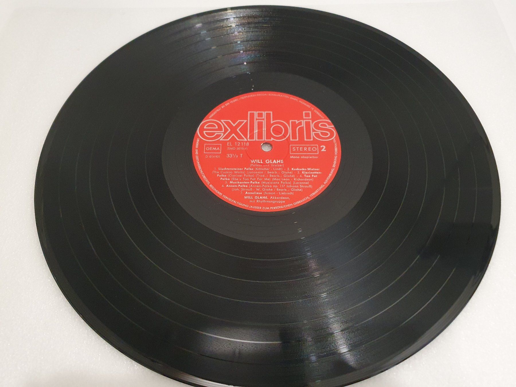 Dischi in vinile: Will Glahé – Polkas Und Walzer – Usato da Uster venduto da Vinyl-Leidenschaft 4
