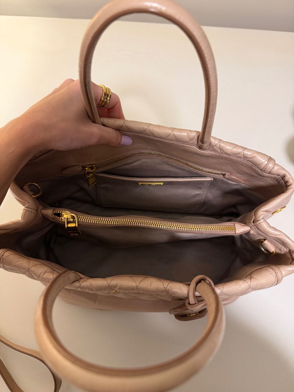 Miu Miu Borse da donna: Miu Miu Matelassé Vitello Leather Bag – Usato da Birr venduto da WalkyriaM 3
