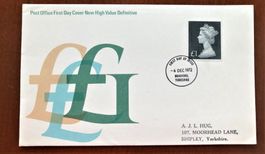 GB 1972 - 1 £ HIGH VALUE DECIMAL ISSUE - Bradford Yorkshire