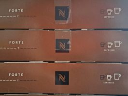 Nespresso Pads Forte 3 x 50 Pads = 150 Pads