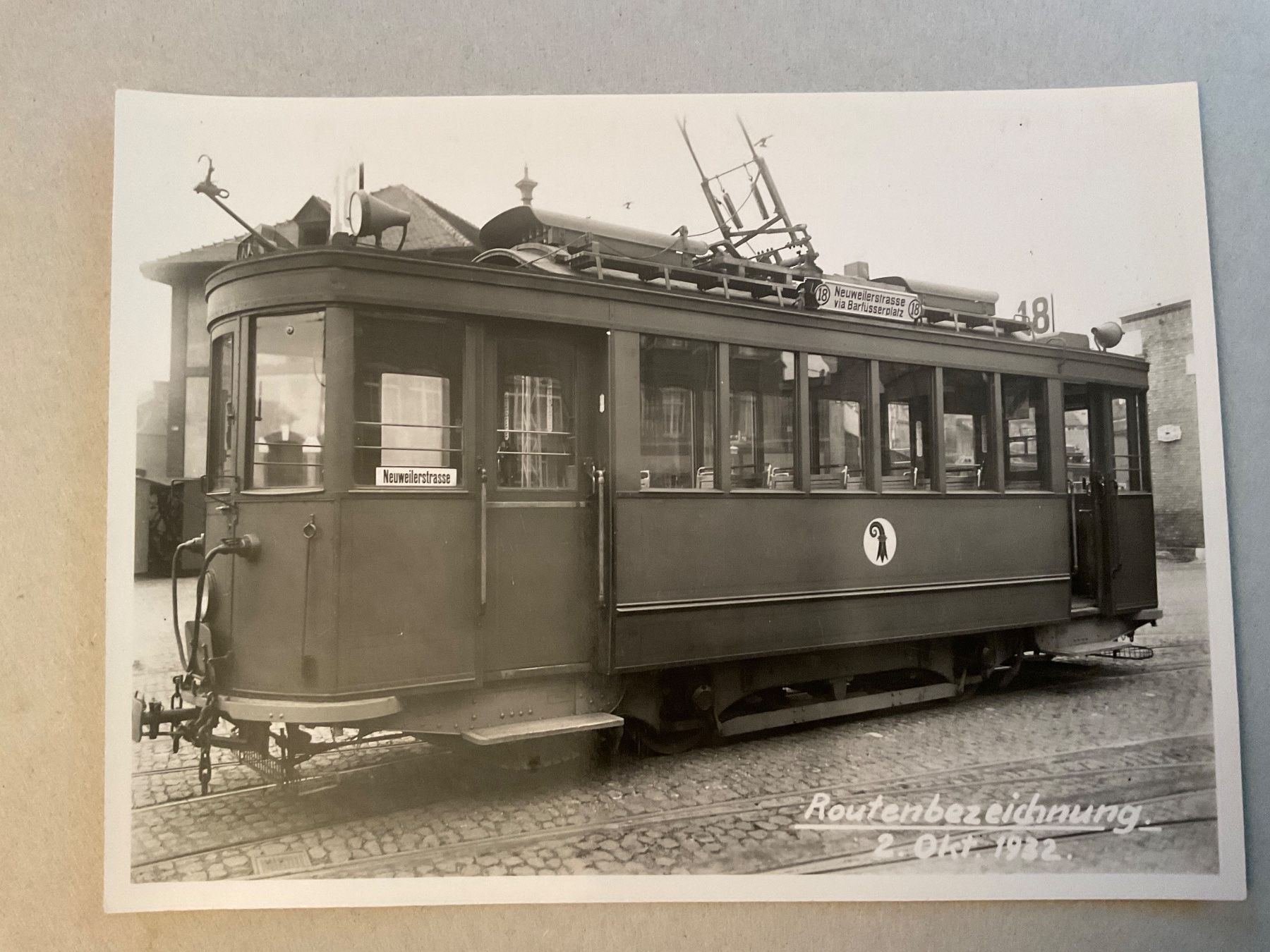Documenti: BVB Basel, Tram Neuweilerstrasse, 1929 – Usato da Tecknau venduto da bleilaus