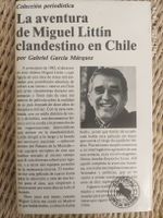 Gabriel García la aventura de Miguel litti clandestina en..